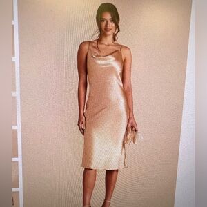 Birdy Grey gold dress size s